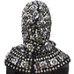 Exquisite Sequined Crystal Hooded Scarf Wrap