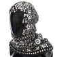 Exquisite Sequined Crystal Hooded Scarf Wrap