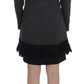 Chic Gray Wool Blend Coat Jacket