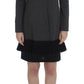Chic Gray Wool Blend Coat Jacket