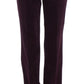Elegant Purple Wool Blend Three Piece Suit Set