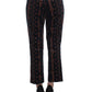 Elegant Black Two-Piece Wool Blend Suit Set
