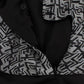 Elegant Silk Blouse with Logo Detailing