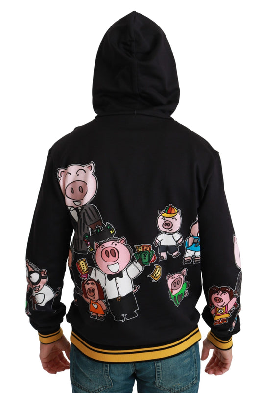 Black Pig of the Year Hooded Sweater