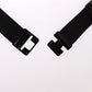 White Wide Belt Silk Cummerbund