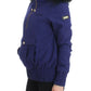 Blue Padded Jacket Hooded Short K-Way