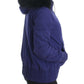 Blue Padded Jacket Hooded Short K-Way