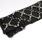 Elegant Black Crystal Beaded Leather Gloves