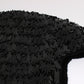 Elegant Black Sequined Crystal Hooded Scarf Wrap