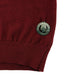 Elegant V-Neck Bordeaux Wool Sweater
