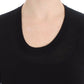 Black Crewneck Sweater Pullover Top