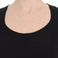 Black Wool Crewneck Sweater Pullover Top