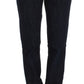 Chic Blue Straight Fit Designer Jeans