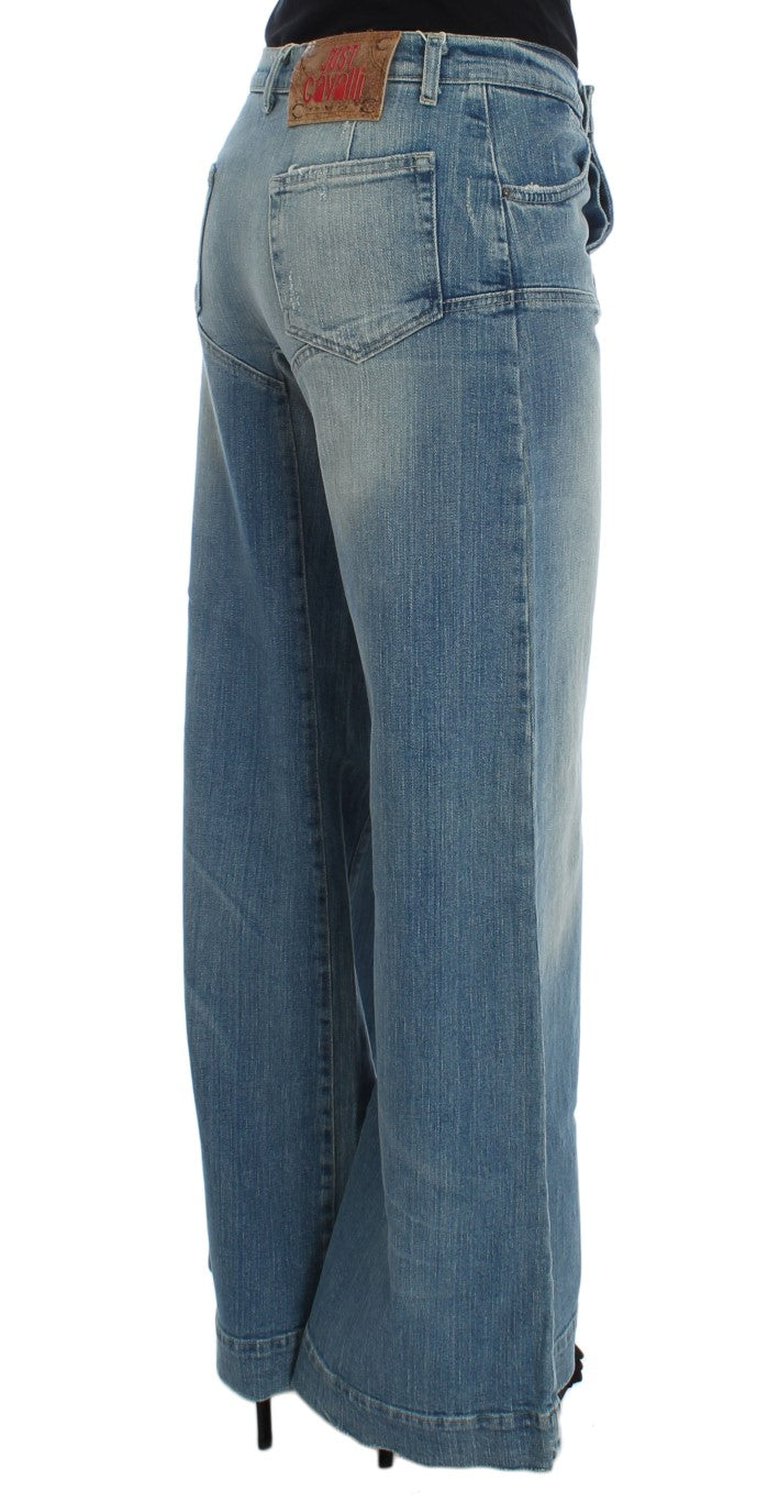 Chic Wide Leg Denim Indulgence