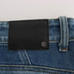 Chic Slim Fit Blue Jeans for the Modern Woman