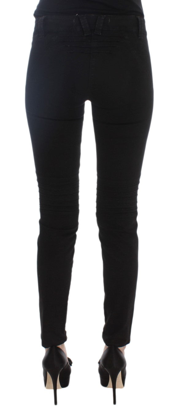 Elegant Black Slim Fit Jeans