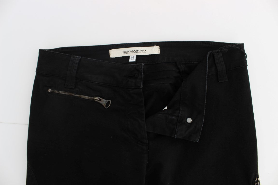 Elegant Black Slim Fit Jeans