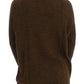 Green Knitted Pullover Sweater Top