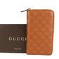 Gucci Women's Leather Zip Around Wallet With Coin Pocket