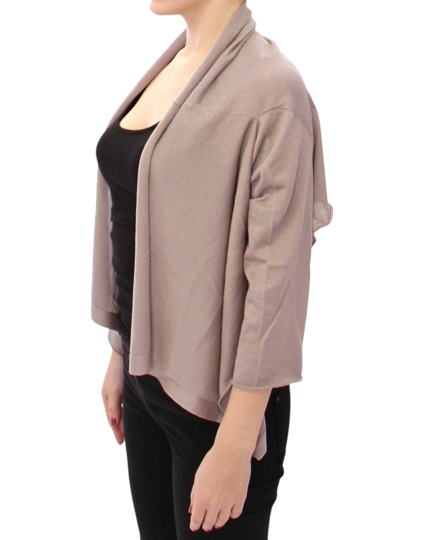 Shrug Bolero Silk Cashmer Knit Sweater