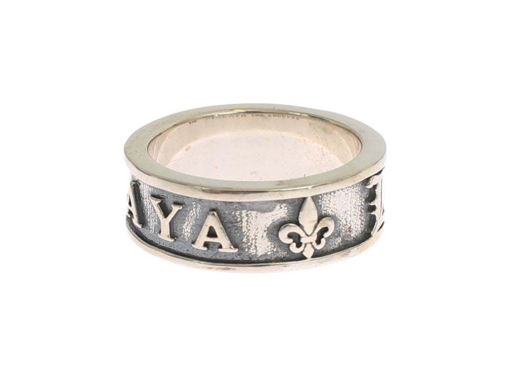 Elegant Sterling Silver Men's Statement Ring