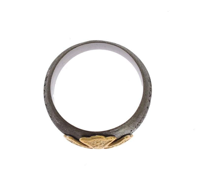 Gold Crest 925 Sterling Silver Ring