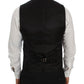 Elegant Slim Fit Black Wool Blazer