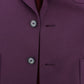 Elegant Purple Cashmere-Silk Blend Blazer