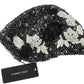 Elegant Floral Lace-Embroidered Cloche Hat
