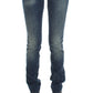 Elegant Slim Fit Indigo Denim