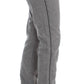 Chic Gray Casual Cotton Pants