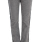 Chic Gray Casual Cotton Pants