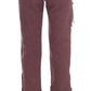 Chic Bordeaux Capri Cropped Cargo Pants