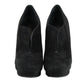 Black Suede Platform Boot Black