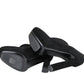 Black Suede Platform Boot Black