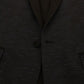Elegant Blue & Black Slim Fit Suit Ensemble