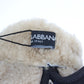 Chic Gray Wool & Shearling Gloves with Studded Details