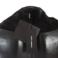 Elegant Black Mink Fur Shoulder Wrap Scarf