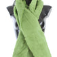 Elegant Green Fur Shoulder Wrap Scarf