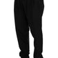 Elegant Straight Fit Blue Striped Trousers