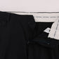 Elegant Straight Fit Blue Striped Trousers