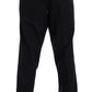 Elegant Straight Fit Striped Dress Trousers