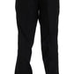 Elegant Striped Wool Dress Trousers