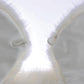 Elegant White Mink Fur Shoulder Wrap Scarf
