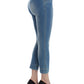 Beachwear Blue Jeans Capri Pants Cropped
