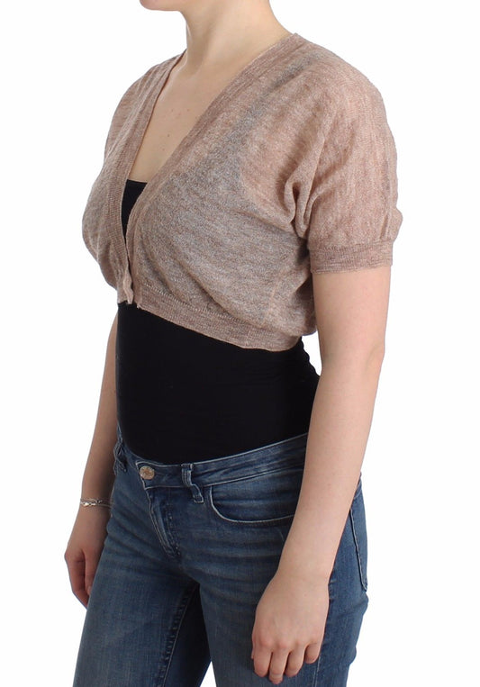 Chic Cropped Alpaca Blend Sweater