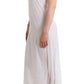 Elegant White Maxi Beachwear Dress