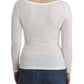 Lingerie White Top Blouse Jumper Lace Rayon