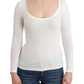 Lingerie White Top Blouse Jumper Lace Rayon