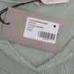 Green Lightweight Knit Sweater Top Blouse